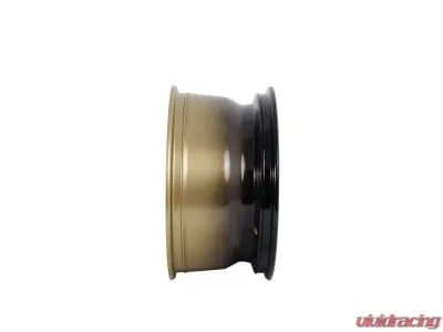Tremor Alloy Wheels 104 Aftershock Wheel 17x8.5 8x6.5/165.1 BP +0mm 121.3 Hub Bore Gloss Gold with Gloss Black Lip - 104-785810GB