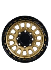 Tremor Alloy Wheels 104 Aftershock Wheel 17x8.5 8x6.5/165.1 BP +0mm 121.3 Hub Bore Gloss Gold with Gloss Black Lip                                     - 104-785810GB - Image 5
