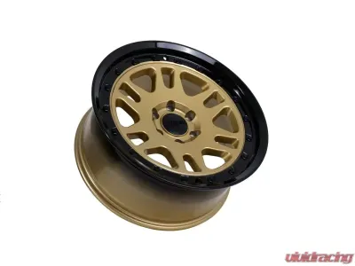 Tremor Alloy Wheels 105 Shaker Wheel 20x9 6x135 +0mm 87.1mm Hub Bore Gloss Gold with Gloss Black Lip - 105-290360GB