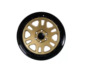 Tremor Alloy Wheels 105 Shaker Wheel 20x9 6x135 +0mm 87.1mm Hub Bore Gloss Gold with Gloss Black Lip