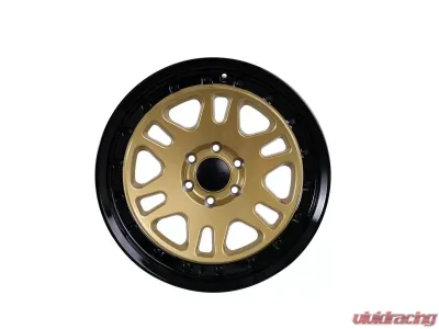 Tremor Alloy Wheels 105 Shaker Wheel 20x9 6x135 +0mm 87.1mm Hub Bore Gloss Gold with Gloss Black Lip - 105-290360GB