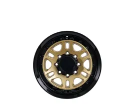 Tremor Alloy Wheels 105 Shaker Wheel 20x9 8x170 +0mm 124.9mm Hub Bore Gloss Gold with Gloss Black Lip