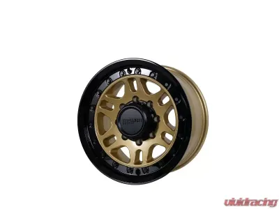 Tremor Alloy Wheels 105 Shaker Wheel 20x9 8x6.5/165.1 +0mm 121.3mm Hub Bore Gloss Gold with Gloss Black Lip - 105-290810GB