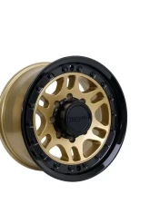 Tremor Alloy Wheels 105 Shaker Wheel 20x9 8x6.5/165.1 +0mm 121.3mm Hub Bore Gloss Gold with Gloss Black Lip                                     - 105-290810GB - Image 3