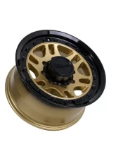 Tremor Alloy Wheels 105 Shaker Wheel 20x9 8x6.5/165.1 +0mm 121.3mm Hub Bore Gloss Gold with Gloss Black Lip                                     - 105-290810GB - Image 5