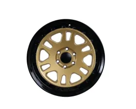 Tremor Alloy Wheels 105 Shaker Wheel 20x9 6x5.5/139.7 +0mm 106.2mm Hub Bore Gloss Gold with Gloss Black Lip