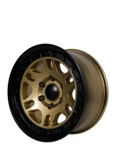 Tremor Alloy Wheels 105 Shaker Wheel 17x8.5 6x135 +0mm 87.1mm Hub Bore Gloss Gold with Gloss Black Lip                                     - 105-785360GB - Image 2