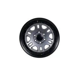 Tremor Alloy Wheels 105 Shaker Wheel 17x8.5 6x135 +0mm 87.1mm Hub Bore Graphite Grey with Black Lip