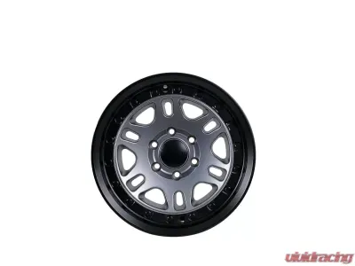 Tremor Alloy Wheels 105 Shaker Wheel 17x8.5 6x135 +0mm 87.1mm Hub Bore Graphite Grey with Black Lip - 105-785360GG