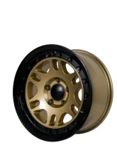 Tremor Alloy Wheels 105 Shaker Wheel 17x8.5 5x150 +0mm 110.5mm Hub Bore Gloss Gold with Gloss Black Lip                                     - 105-785500GB - Image 2
