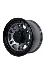 Tremor Alloy Wheels 105 Shaker Wheel 17x8.5 8x6.5/165.1 +0mm 121.3mm Hub Bore Graphite Grey with Black Lip                                     - 105-785810GG - Image 2