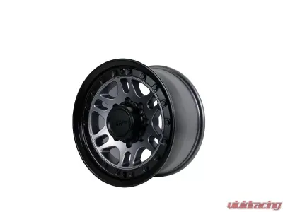 Tremor Alloy Wheels 105 Shaker Wheel 17x8.5 8x6.5/165.1 +0mm 121.3mm Hub Bore Graphite Grey with Black Lip - 105-785810GG