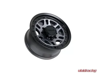 Tremor Alloy Wheels 105 Shaker Wheel 17x8.5 8x6.5/165.1 +0mm 121.3mm Hub Bore Graphite Grey with Black Lip - 105-785810GG