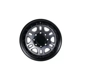 Tremor Alloy Wheels 105 Shaker Wheel 17x8.5 8x6.5/165.1 +0mm 121.3mm Hub Bore Graphite Grey with Black Lip