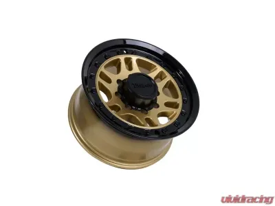 Tremor Alloy Wheels 105 Shaker Wheel 17x8.5 8x170 +0mm 124.9mm Hub Bore Gloss Gold with Gloss Black Lip - 105-785870GB