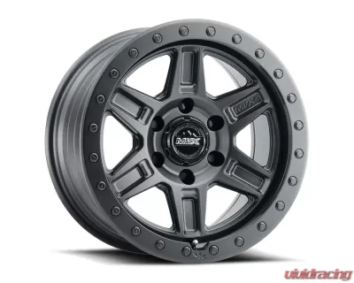 MVX VX61 Wheel 17x9 5x127 | 5x5 -12mm Stealth Black - 79052700 VX61MBLK