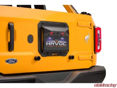 Havoc Offroad Satin Black Steel Spare Tire Delete Ford Bronco 2021-2023 - HFB-05-009