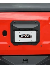 Havoc Offroad Satin Black Steel Spare Tire Delete Ford Bronco 2021-2023                                     - HFB-05-009 - Image 3