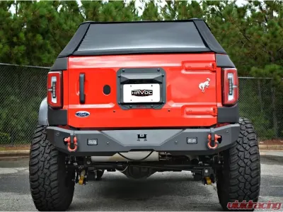 Havoc Offroad Satin Black Steel Spare Tire Delete Ford Bronco 2021-2023 - HFB-05-009