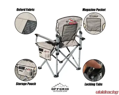 Offgrid Heavy Duty Folding Camping Chair - 100000-130200