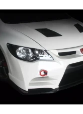 M&M Honda Racing Front Bumper Type MR Ver. II Honda Civic FD2 Type-R 2007-2010                                     - MMH-01000-FD2-MR01 - Image 6