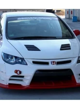 M&M Honda Racing Front Bumper Type MR Ver. II Honda Civic FD2 Type-R 2007-2010                                     - MMH-01000-FD2-MR01 - Image 2