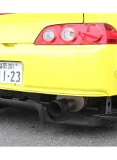 M&M Honda Racing Rear Diffuser Side Canard - Plain Weaves Acura Integra DC5                                     - MMH-01000DC5M004 - Image 6