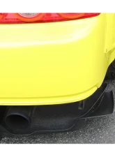 M&M Honda Racing Rear Diffuser Side Canard - Plain Weaves Acura Integra DC5                                     - MMH-01000DC5M004 - Image 2