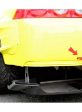 M&M Honda Racing Rear Diffuser Side Canard - Plain Weaves Acura Integra DC5                                     - MMH-01000DC5M004 - Image 3