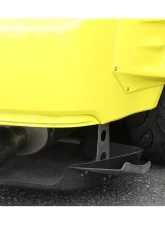 M&M Honda Racing Rear Diffuser Side Canard - Plain Weaves Acura Integra DC5                                     - MMH-01000DC5M004 - Image 4