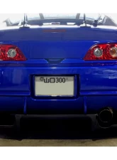 M&M Honda Racing Rear Diffuser Side Canard - Plain Weaves Acura Integra DC5                                     - MMH-01000DC5M004 - Image 5