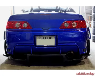 M&M Honda Racing Rear Diffuser Side Canard - Plain Weaves Acura Integra DC5 - MMH-01000DC5M004