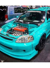 M&M Honda Racing Hyper Wide Body Kit FF/RF/SS 60mm both Honda Civic EK9                                     - MMH-01010-EK9-MR01 - Image 5