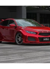 M&M Honda Racing Hyper Wide Body Kit For Type MR02 Model After Model Honda Civic FK8/FK7 Type-R                                     - MMH-01010-FK8-MR02-2020 - Image 2