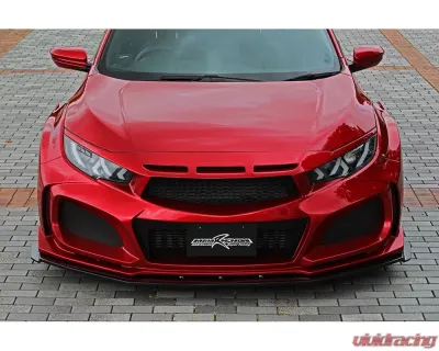 M&M Honda Racing Hyper Wide Body Kit For Type MR02 Model After Model Honda Civic FK8/FK7 Type-R - MMH-01010-FK8-MR02-2020