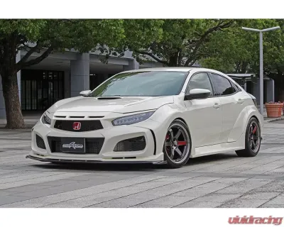 M&M Honda Racing Hyper Wide Body Kit for Type MR03 Model Honda Civic FK8/FK7 Type-R - MMH-01010-FK8-MR03