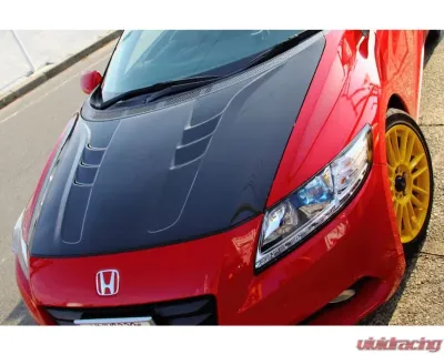 M&M Honda Racing Type-S1 Auro Hood Plain Weaves Acura RSX DC5 2002-2004 - MMH-01100DC5S001