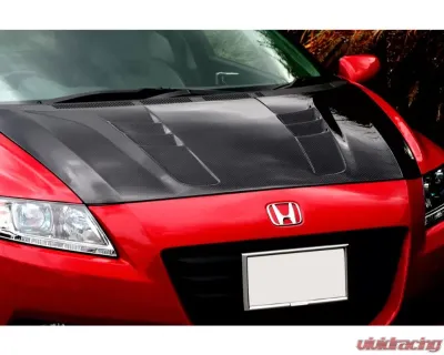 M&M Honda Racing Type-S1 Auro Hood Plain Weaves Acura RSX DC5 2002-2004 - MMH-01100DC5S001