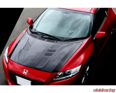 M&M Honda Racing Type-S1 Auro Hood Plain Weaves Acura RSX DC5 2002-2004 - MMH-01100DC5S001