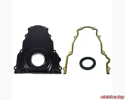 Top Street Performance Aluminum Timing Cover Black LS1 | LS6 - 81055BK-TC