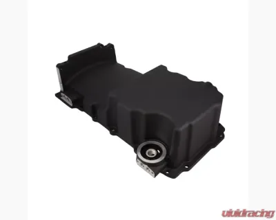 Top Street Performance Low Profile Retro Fit Front Sump Pan Black Chevrolet - 81076BK