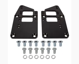 Top Street Performance GM LT Gen V to Small Block/Big Block Chevrolet Motor Mount Adapter Plates Black