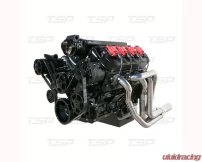 Top Street Performance LS Serpentine Front Drive System w/ Integral Power Steering Reservoir Chevrolet Small Block V8 Gen. III | IV - 81200BKX