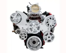 Top Street Performance LS Serpentine Front Drive System w/ Integral Power Steering Reservoir Chevrolet Small Block V8 Gen. III | IV