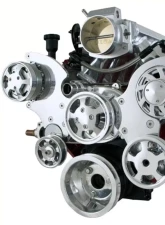 Top Street Performance LS Serpentine Front Drive System w/ Integral Power Steering Reservoir Chevrolet Small Block V8 Gen. III | IV                                     - 81200X - Image 2