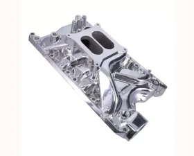 Top Street Performance Carbureted Polished Aluminum Dual Plane Intake Manifold Ford 351W