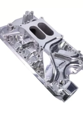 Top Street Performance Carbureted Polished Aluminum Dual Plane Intake Manifold Ford 351W                                     - 84022 - Image 2