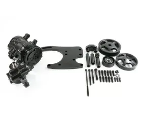 Top Street Performance Coyote Hydraulic Power Steering Kit Black Ford 5.0L