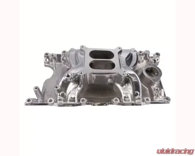 Top Street Performance Carbureted Polished Aluminum Dual Plane Air Gap Intake Manifold Chrysler Small Block V8 - 85025