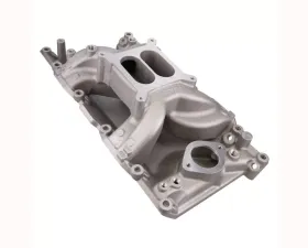Top Street Performance Carbureted Satin Aluminum Dual Plane Air Gap Intake Manifold Chrysler Small Block V8